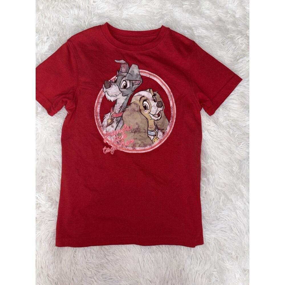 Disney Girls S “Lady And The Tramp” Classic Tee. Excellent Condition, Adorable